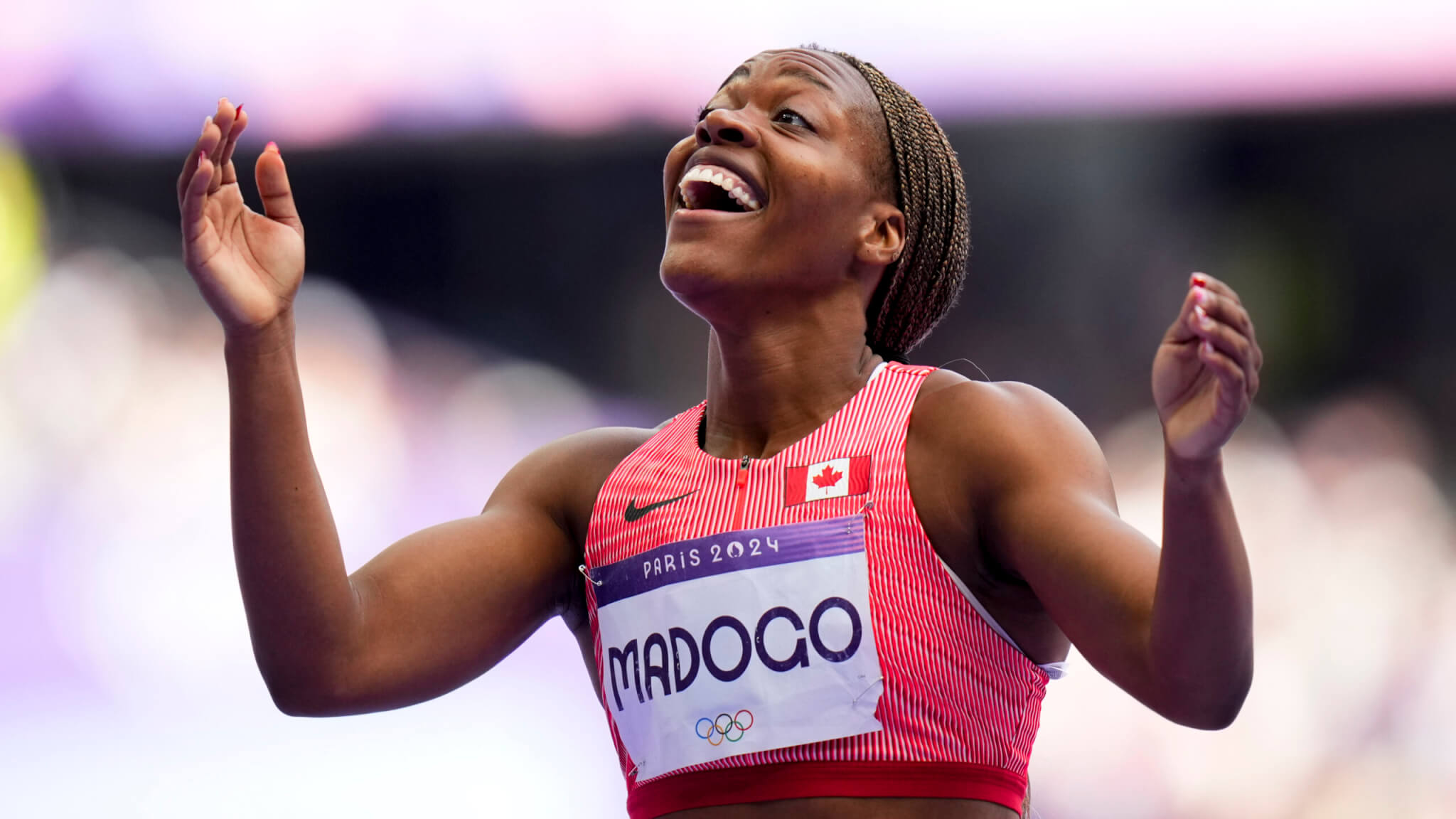 Athlétisme : Jacqueline Madogo « ne s’attendait pas forcément à battre le record canadien »