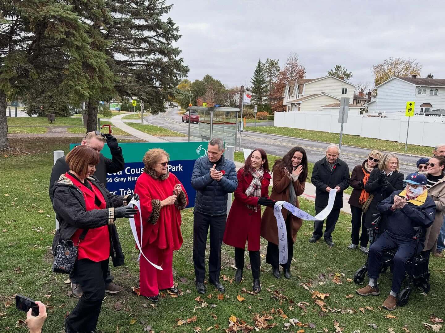 Un parc à Orléans porte désormais le nom de Trèva Cousineau
