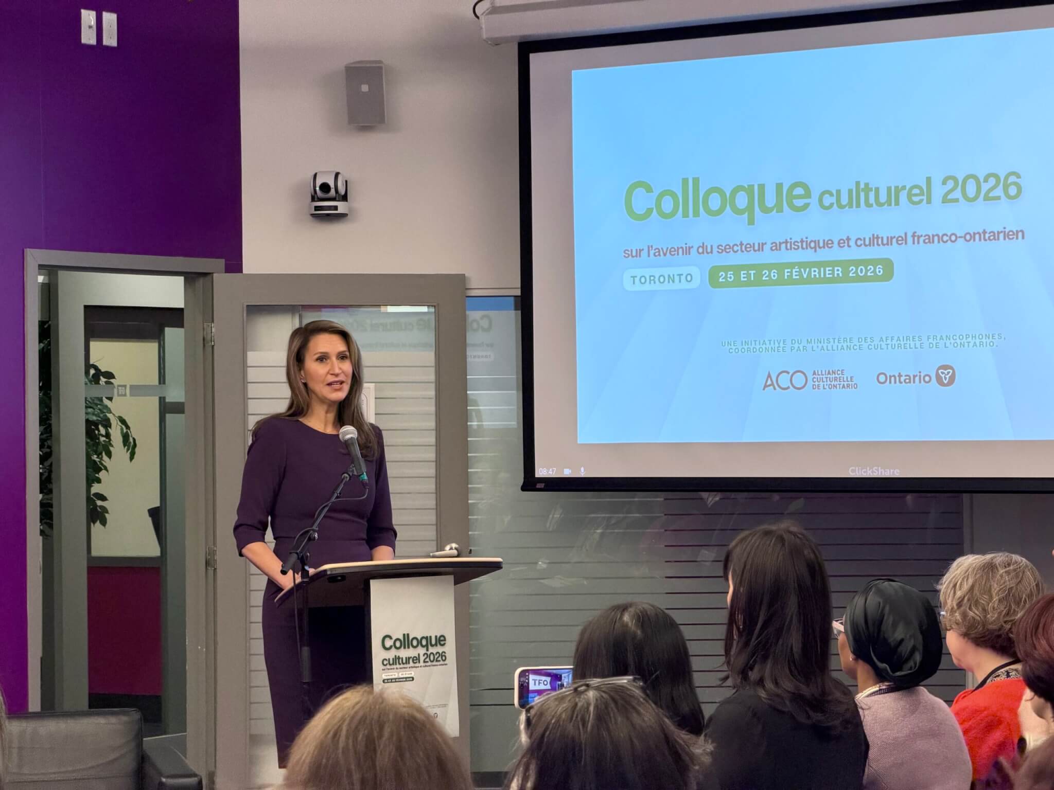 Le ministère des Affaires francophones a pris le pouls du secteur culturel franco-ontarien