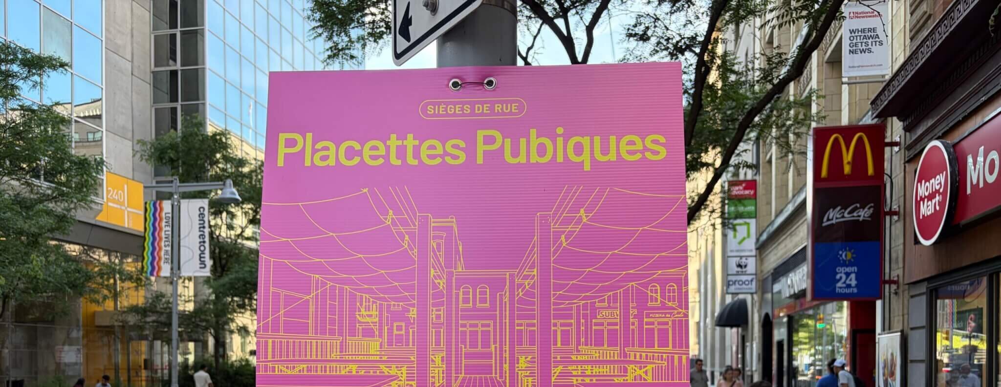 Une erreur de français s&rsquo;affiche au centre-ville d&rsquo;Ottawa